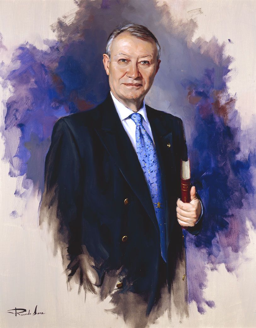 Retrato de D. Julio Sorjús. Past Director Rotary International